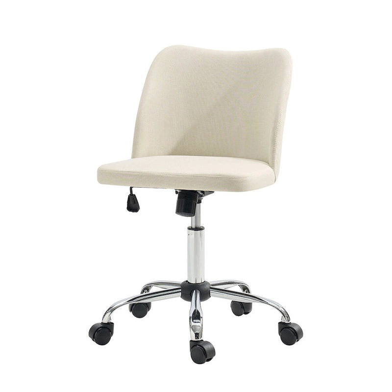 Chaise de Bureau sans Accoudoirs Sergio avec Pieds en Métal par HULALA HOME