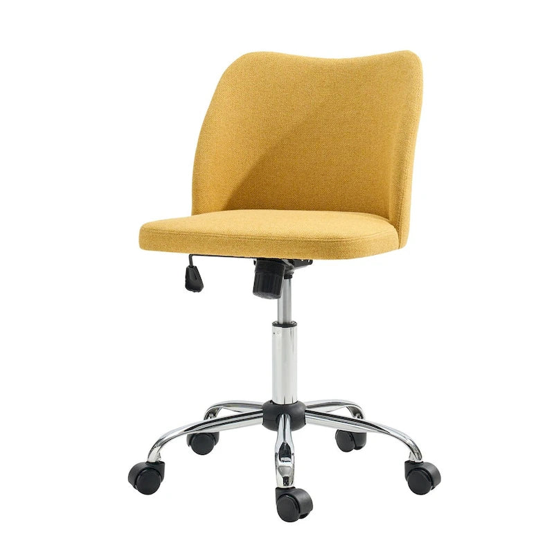 Chaise de Bureau sans Accoudoirs Sergio avec Pieds en Métal par HULALA HOME