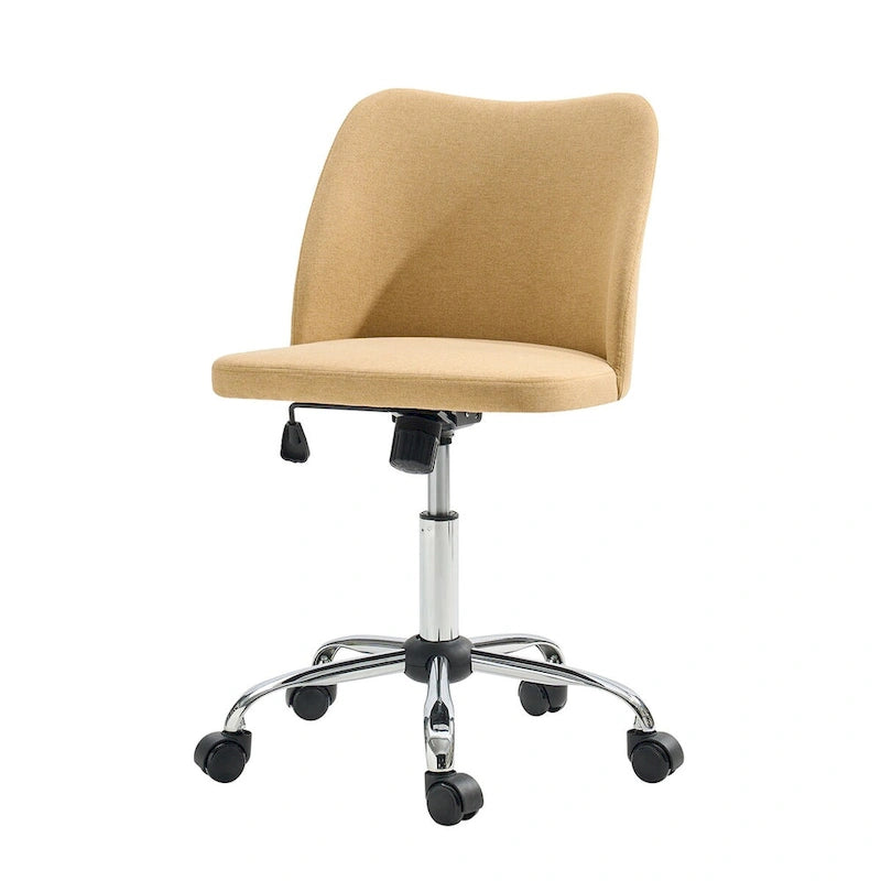 Chaise de Bureau sans Accoudoirs Sergio avec Pieds en Métal par HULALA HOME