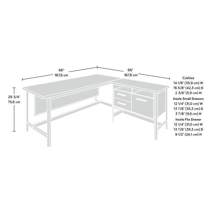 Bureau en L Briarbrook B0 A2