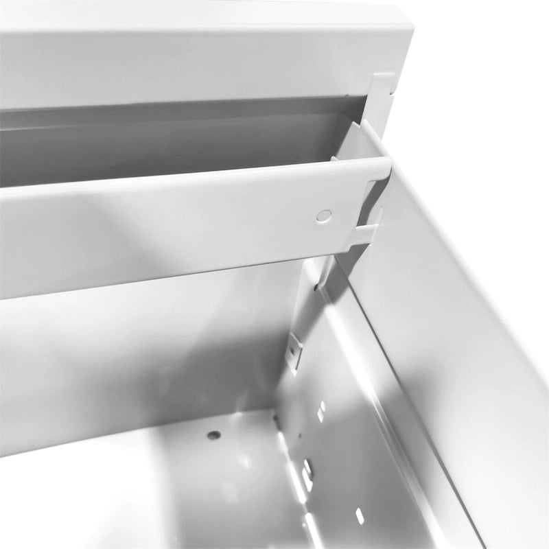 Classeur métallique vertical à 4 tiroirs avec serrure pour bureau à domicile