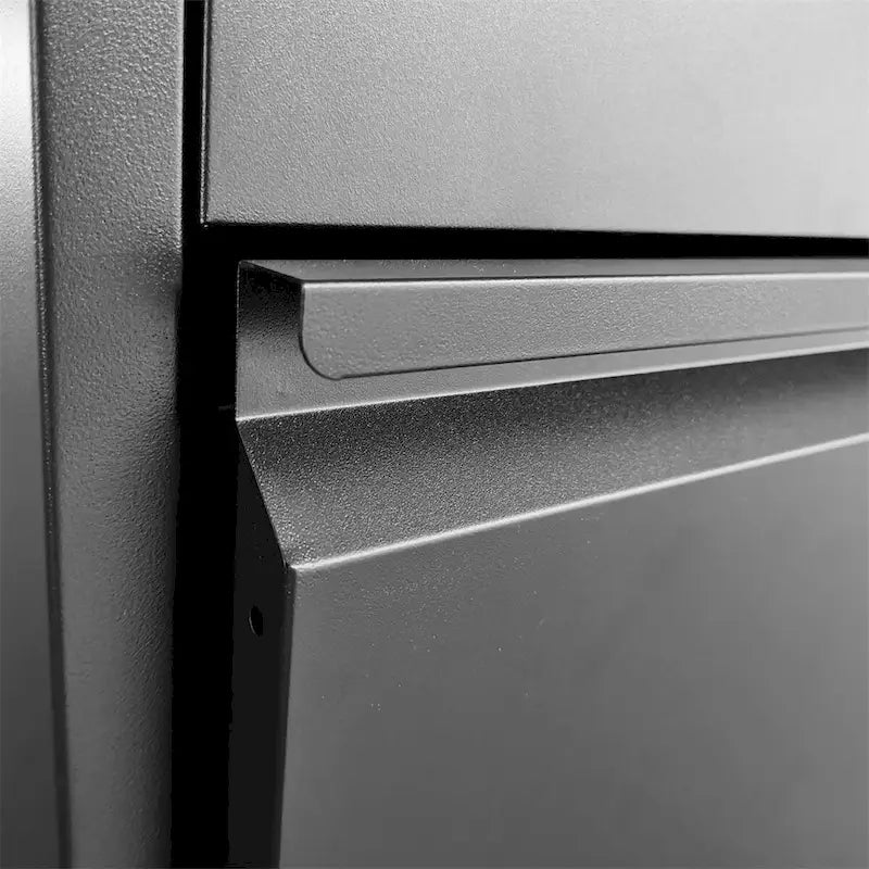 Classeur métallique vertical à 4 tiroirs avec serrure pour bureau à domicile