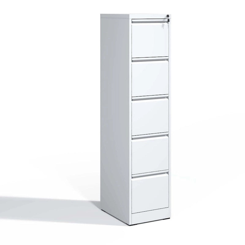 Classeur métallique vertical à 5 tiroirs avec serrure