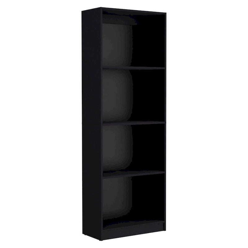 Ensemble de 3 pièces Kenyon, bibliothèque de 74 po de large avec 5 étagères et armoire