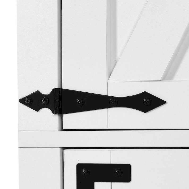 Moasis 68H Grande Armoire de Classement en Bois Robuste 2 Tiroirs avec Serrure et Étagères Réglables