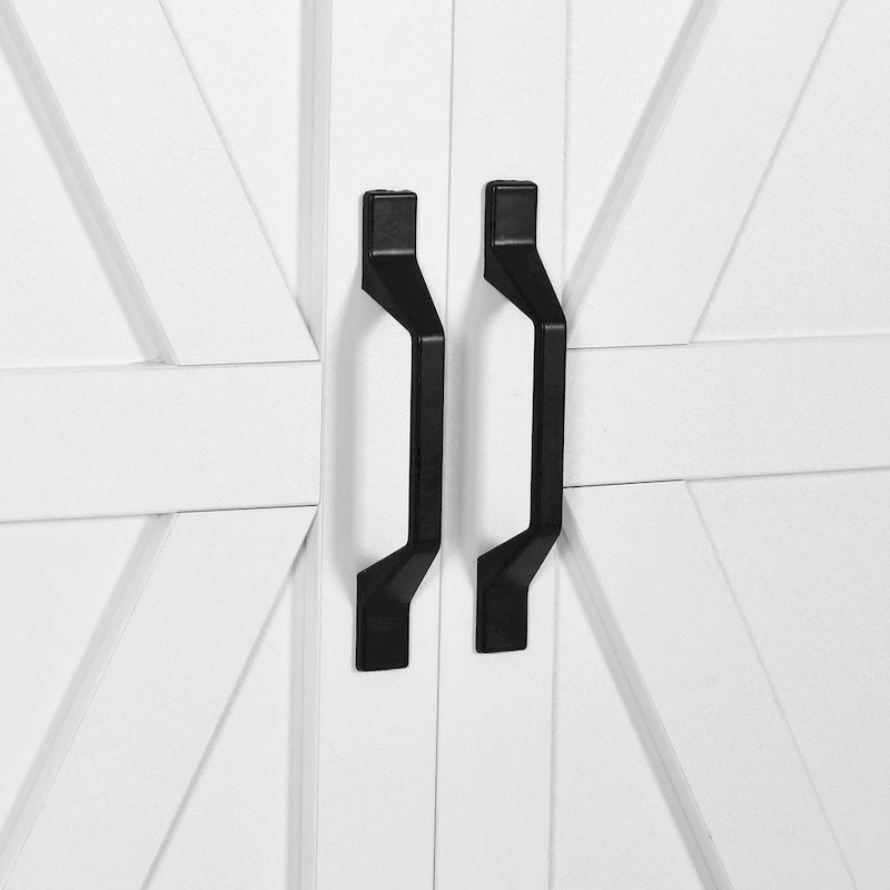 Moasis 68H Grande Armoire de Classement en Bois Robuste 2 Tiroirs avec Serrure et Étagères Réglables