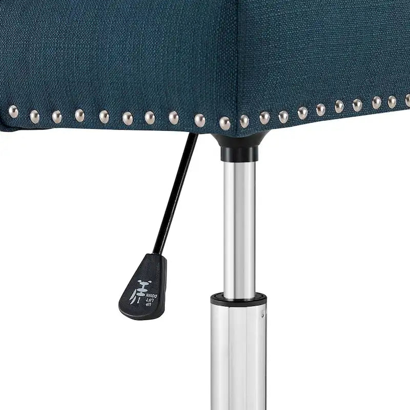 Chaise de bureau pivotante rembourrée en tissu, Carson Carrington Lagefors