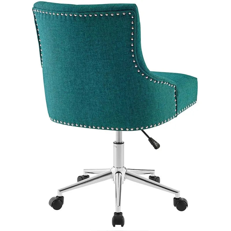 Chaise de bureau pivotante rembourrée en tissu, Carson Carrington Lagefors