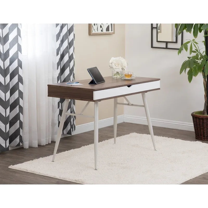 Bureau moderne Calico Designs Alcove avec grand tiroir divisé