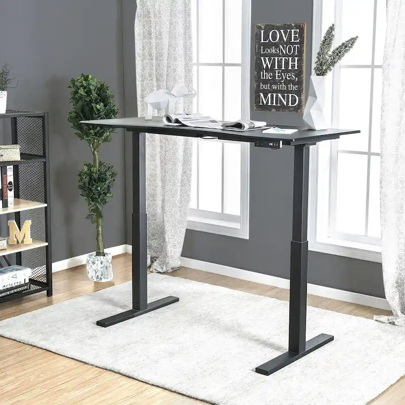 Furniture of America Hix - Bureau Debout Industriel Ajustable