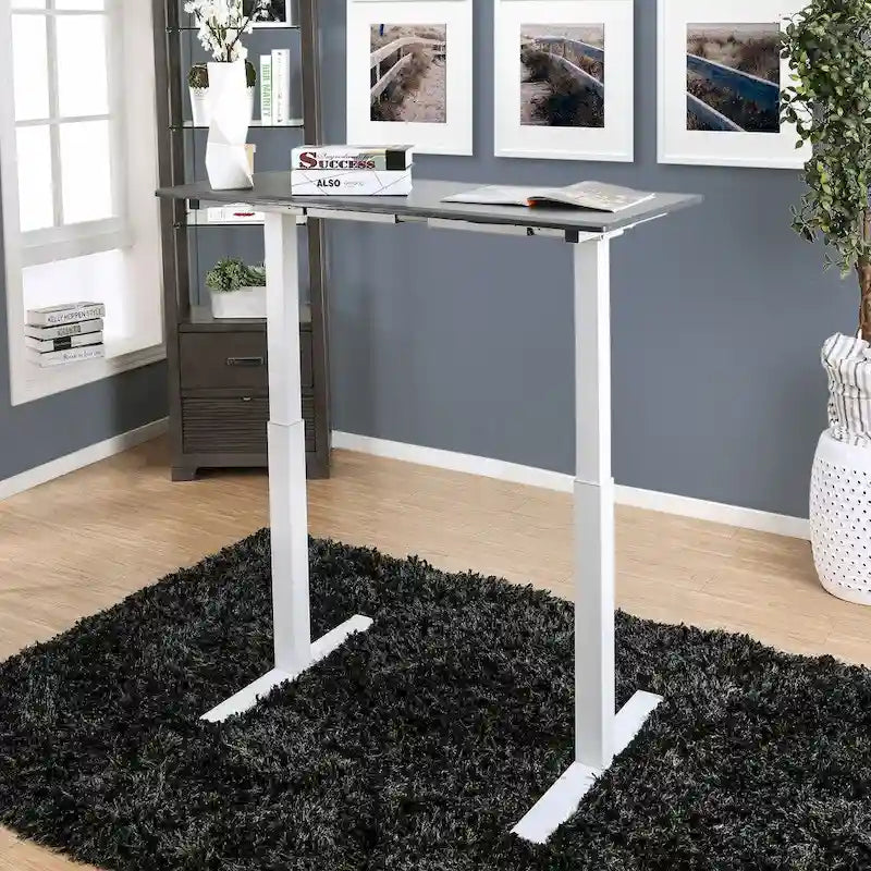Furniture of America Hix - Bureau Debout Industriel Ajustable