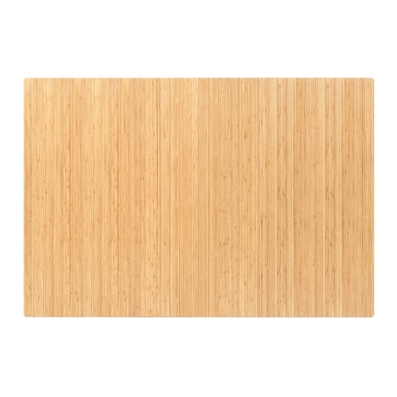 Tapis de chaise rectangulaire standard Jani Eco Bambou Naturel - (72 x 48), Tapis de chaise écologique