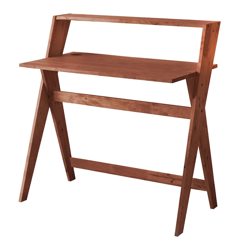 Bureau d'étude de 37,5 pouces de style moderne du milieu du siècle avec pieds en X
