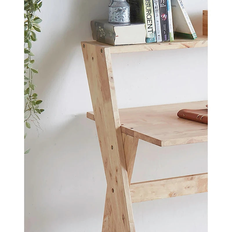 Bureau d'étude de 37,5 pouces de style moderne du milieu du siècle avec pieds en X