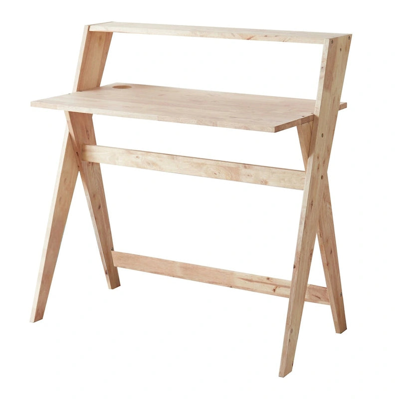 Bureau d'étude de 37,5 pouces de style moderne du milieu du siècle avec pieds en X