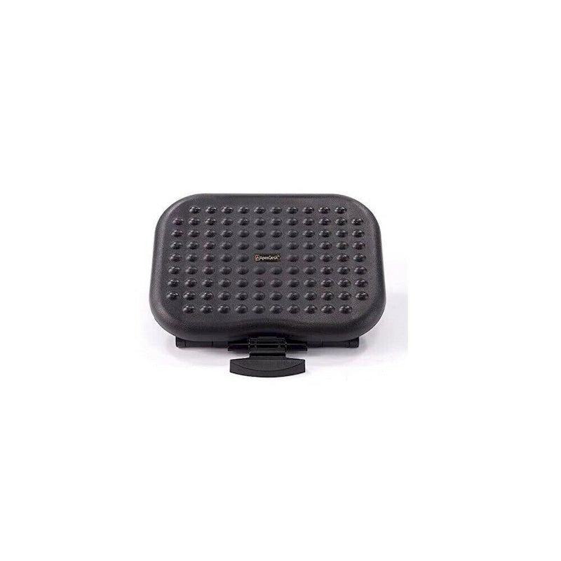 Repose-pieds massant réglable ApexDesk avec surface antidérapante 18 x 13,5 (Noir)