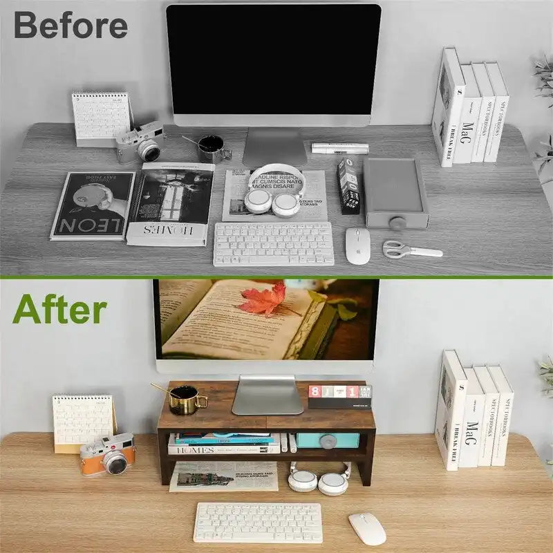 Rehausseur de moniteur à 2 niveaux