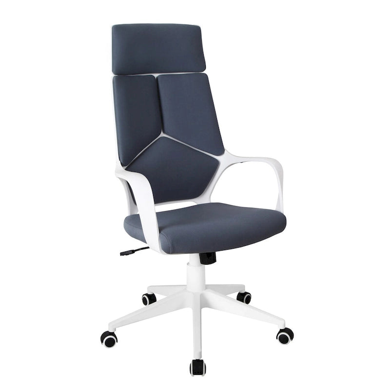 Fauteuil de bureau moderne, haute qualité et durable, Gris/Blanc