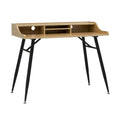 Calico Designs Woodford Bureau secrétaire moderne de 45 de large avec rangement bas et pieds coniques en métal