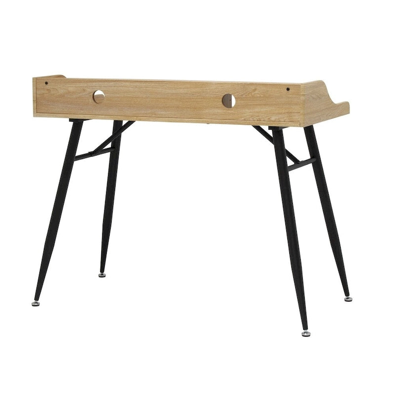 Calico Designs Woodford Bureau secrétaire moderne de 45 de large avec rangement bas et pieds coniques en métal