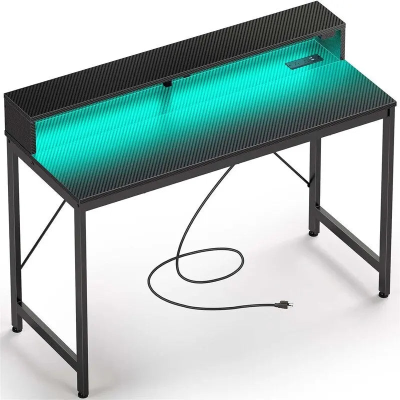Bureau informatique 39 pouces avec lumières LED