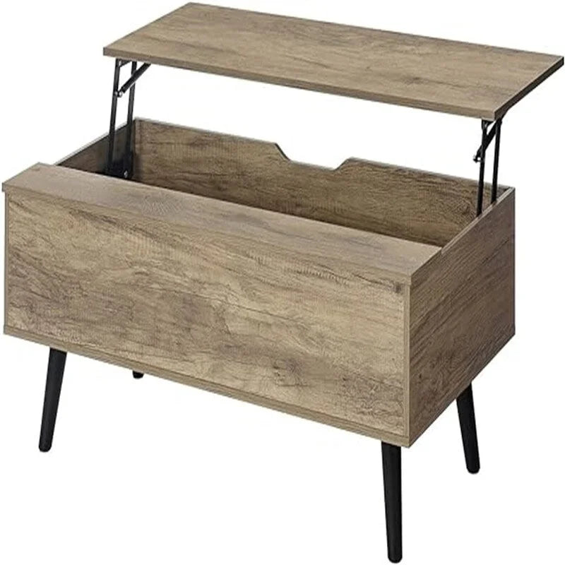 Une table basse avec tiroirs
