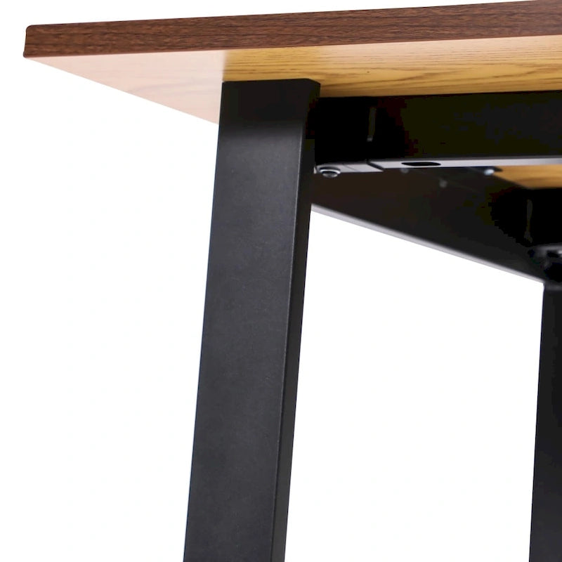 Table de conférence commerciale avec plateau stratifié et piètement en U