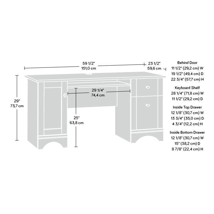 Bureau informatique Sauder Select Collection