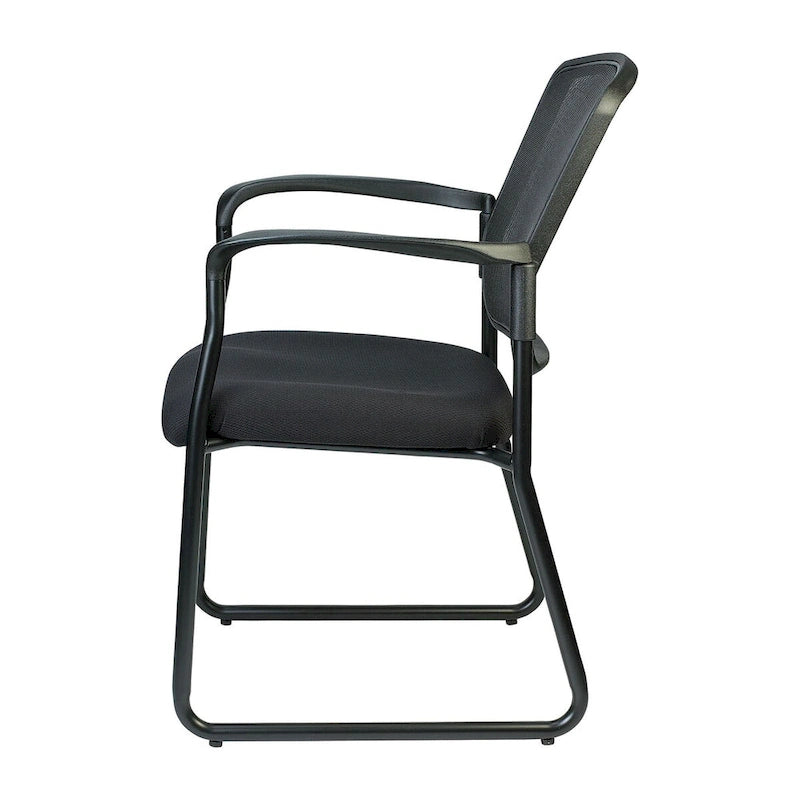 Chaises d'invité Eurotech Seating Dakota, piètement luge avec accoudoirs