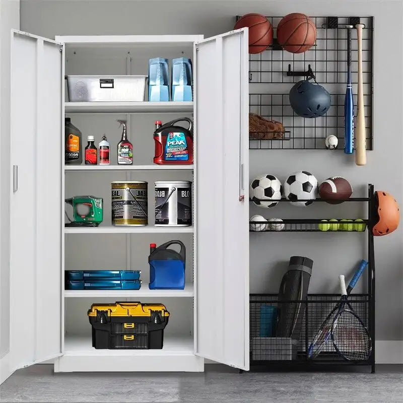 Armoire de rangement métallique
