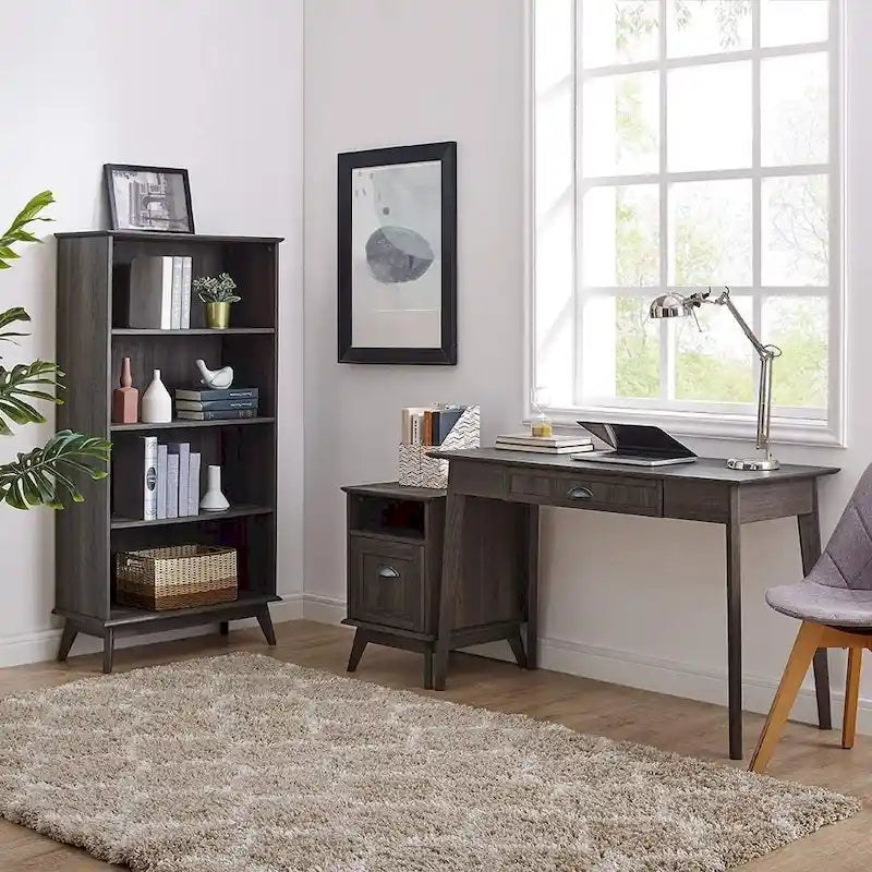 Caffoz Home Office - Bureau moderne avec tiroir et hub USB
