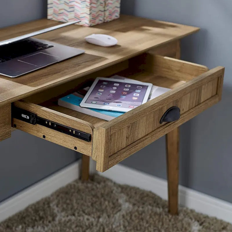 Caffoz Home Office - Bureau moderne avec tiroir et hub USB