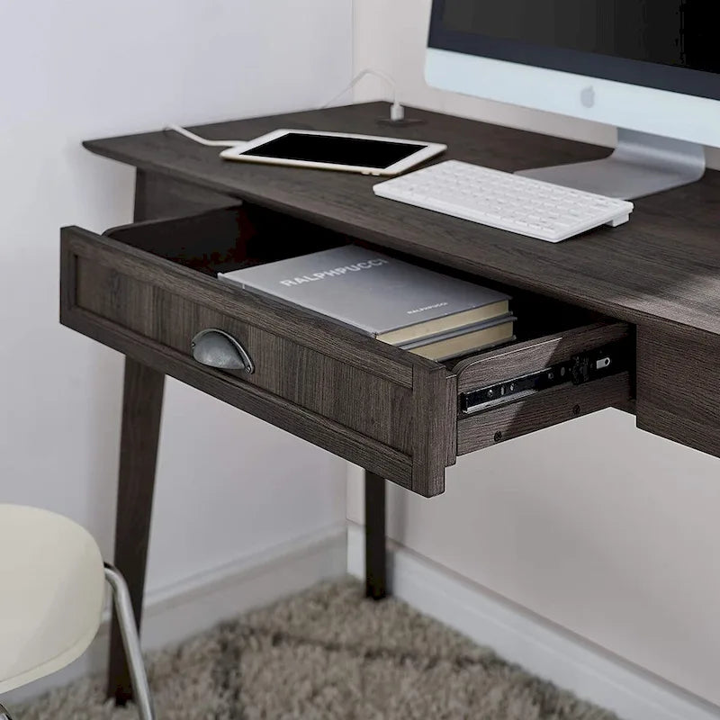 Caffoz Home Office - Bureau moderne avec tiroir et hub USB