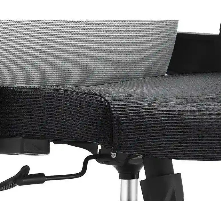 Chaise de bureau mi-hauteur réglable avec pivotement à 360 degrés et inclinaison Brio Series par LeisureMod