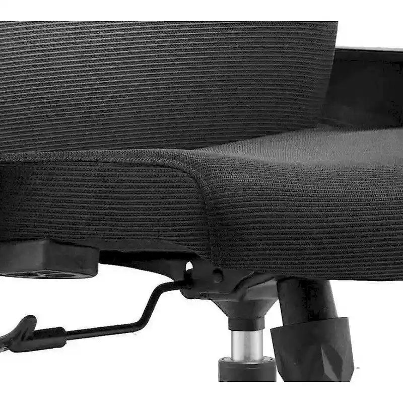 Chaise de bureau mi-hauteur réglable avec pivotement à 360 degrés et inclinaison Brio Series par LeisureMod