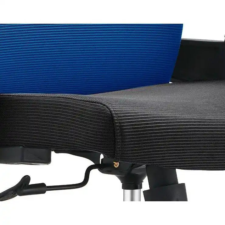 Chaise de bureau mi-hauteur réglable avec pivotement à 360 degrés et inclinaison Brio Series par LeisureMod