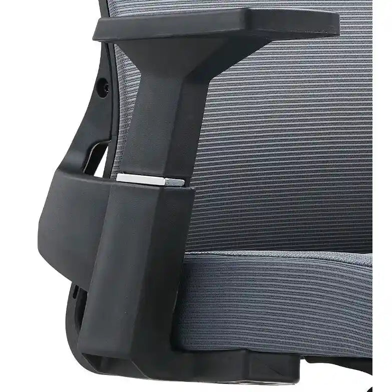 Chaise de bureau mi-hauteur réglable avec pivotement à 360 degrés et inclinaison Brio Series par LeisureMod