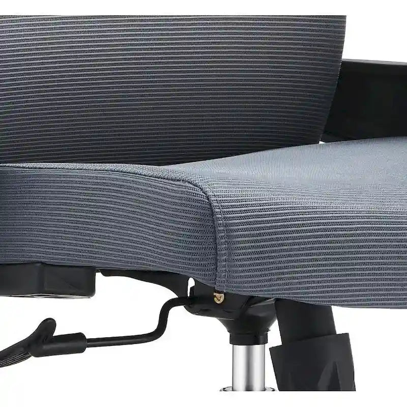 Chaise de bureau mi-hauteur réglable avec pivotement à 360 degrés et inclinaison Brio Series par LeisureMod