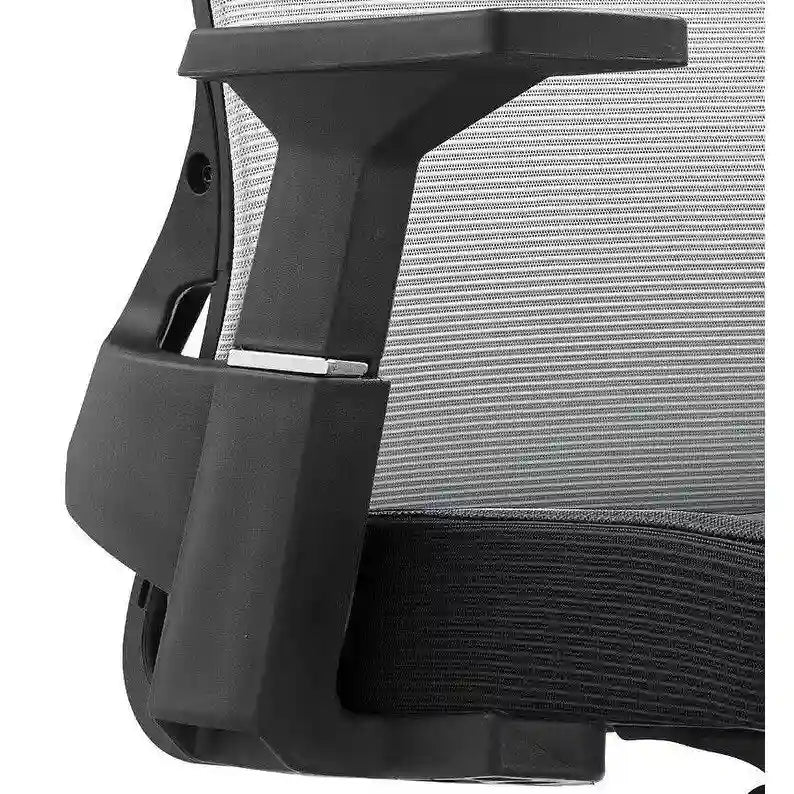 Chaise de bureau mi-hauteur réglable avec pivotement à 360 degrés et inclinaison Brio Series par LeisureMod
