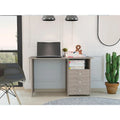 Bureau informatique, trois tiroirs, une étagère, table d'ordinateur pour salon et chambre