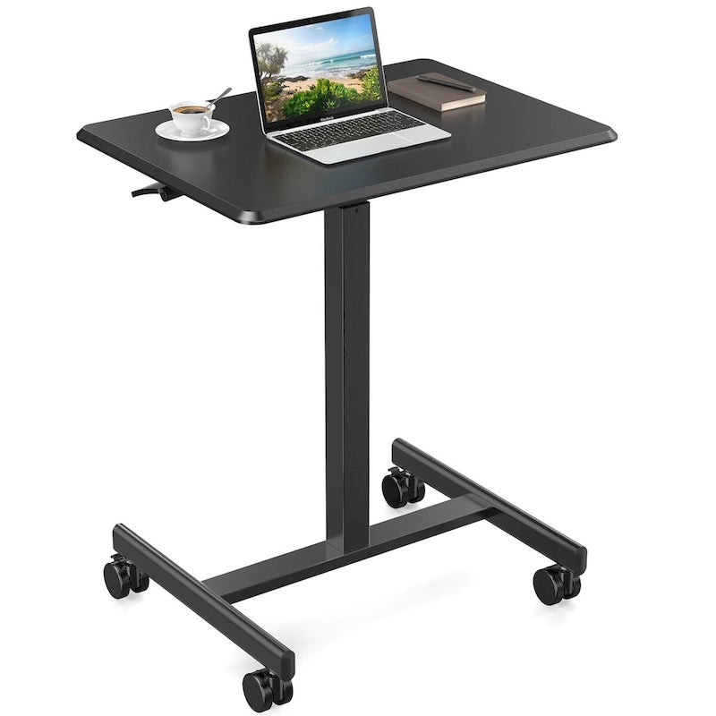 Bureau debout mobile et réglable en hauteur