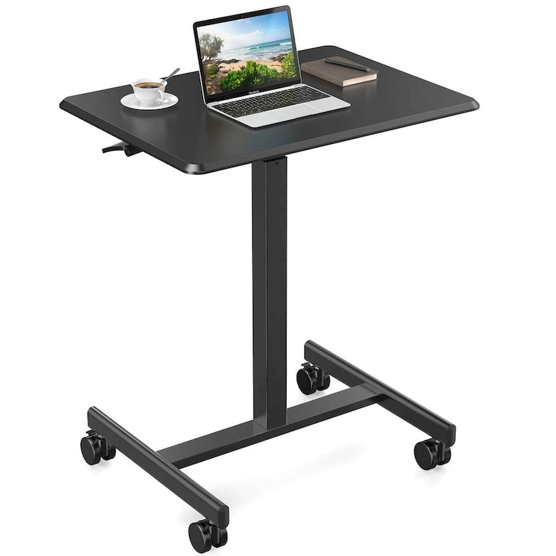 Bureau debout mobile et réglable en hauteur