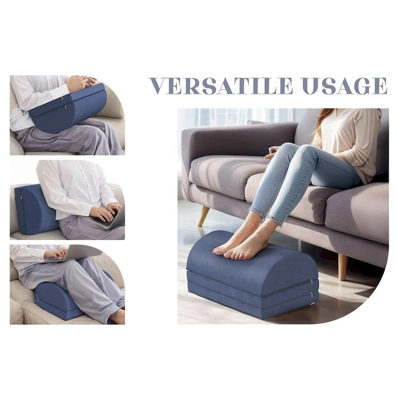 Repose-pieds ergonomique et repose-pieds de bureau WOWMAX réglable en hauteur pour un soutien sous le bureau