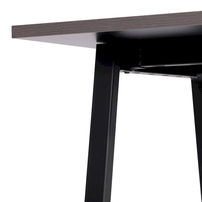 Table de conférence commerciale avec plateau stratifié et piètement en A