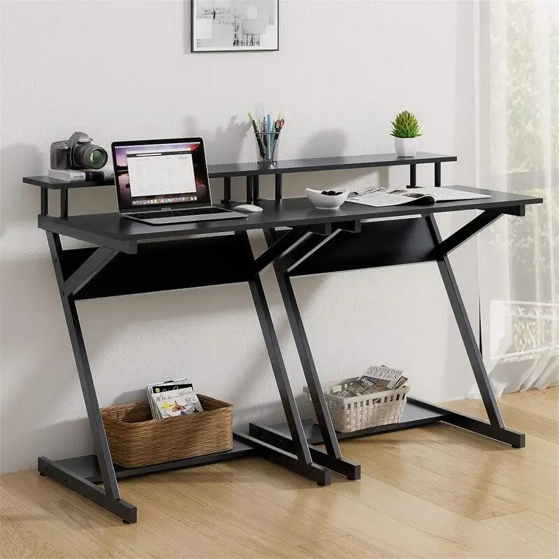 Bureau d'ordinateur 2 pièces