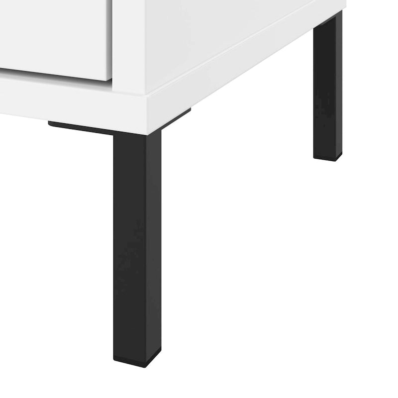 Ensemble de 2 armoires de rangement basses Essence avec portes par Bush Furniture
