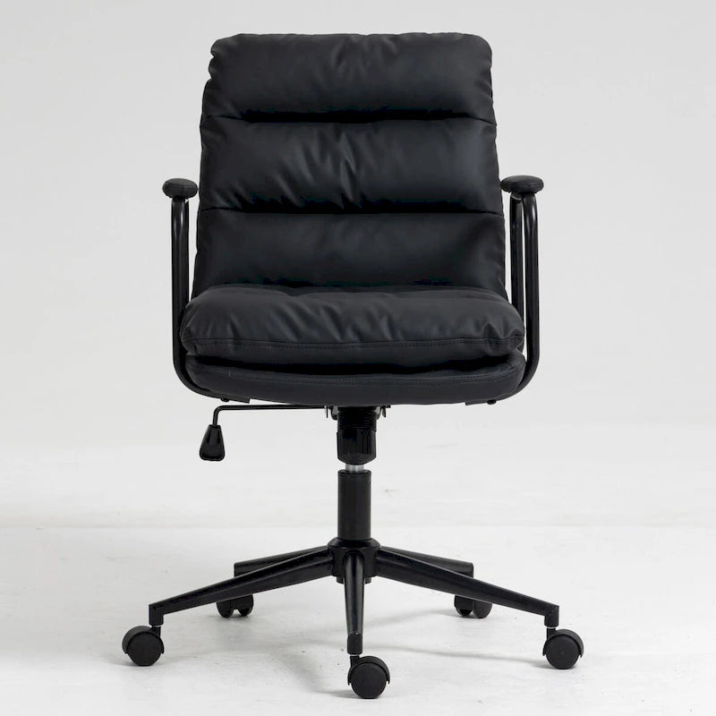 GEITIN Chaise de bureau pivotante avec accoudoirs rembourrés