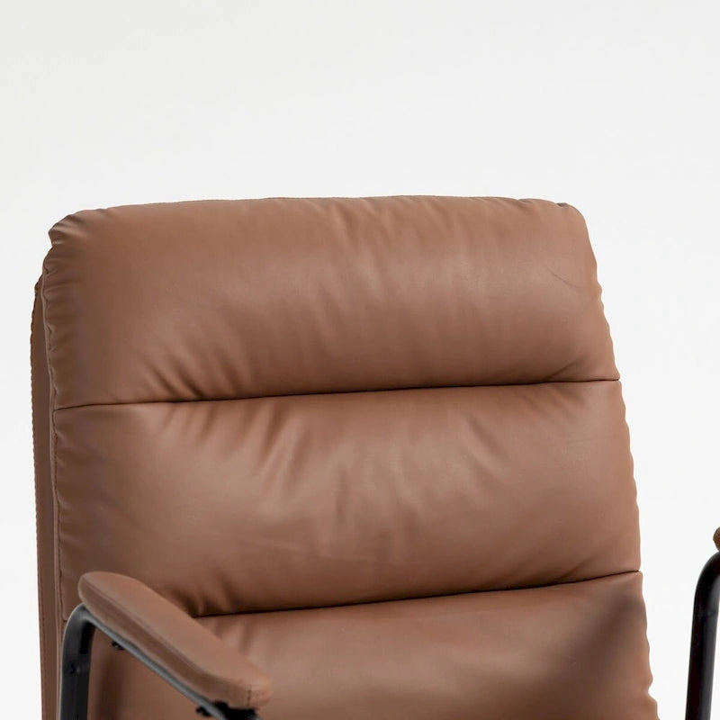 GEITIN Chaise de bureau pivotante avec accoudoirs rembourrés
