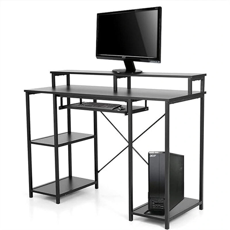 Bureau informatique noir