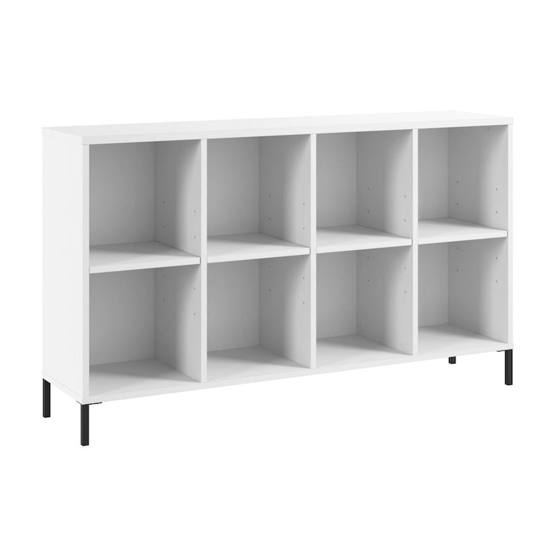 Étagère bibliothèque de rangement 8 cubes Essence de Bush Furniture